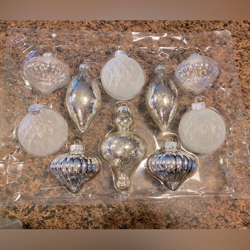 Target Mercury Glass Ornament Sets (missing 3)